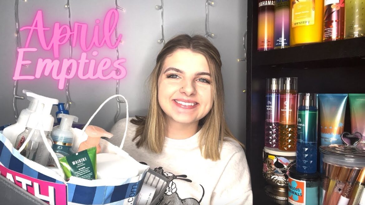 April Bath and Body Works and Hygiene Empties *so many empties*