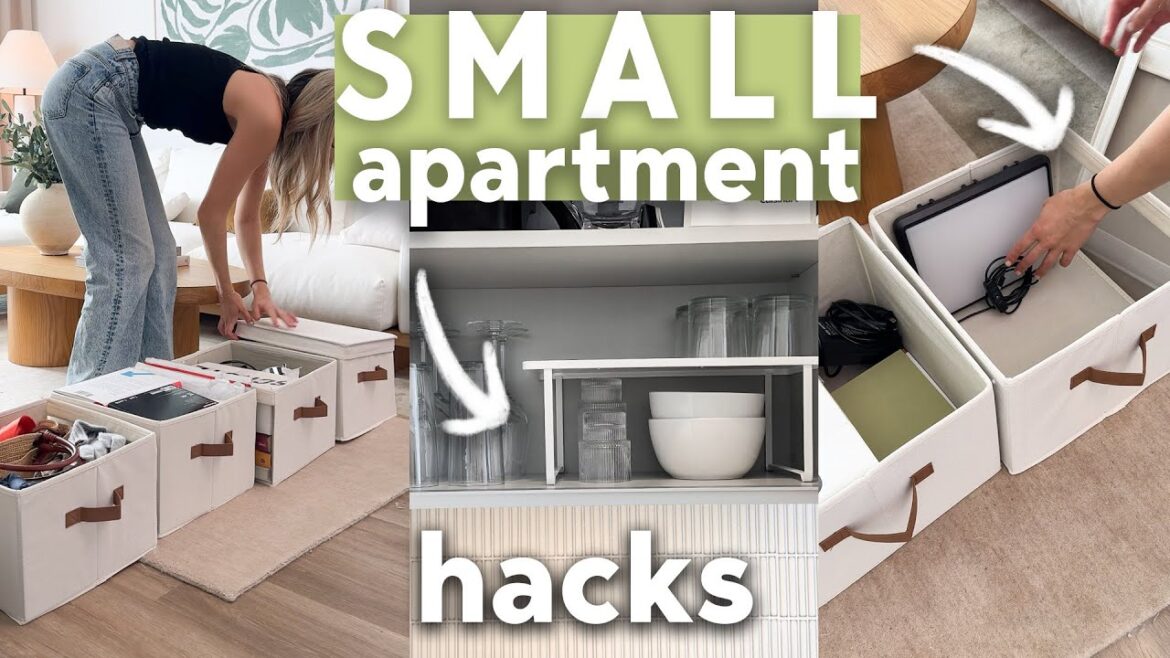 How To Organize a Small Apartment | 8 Ways To Organize