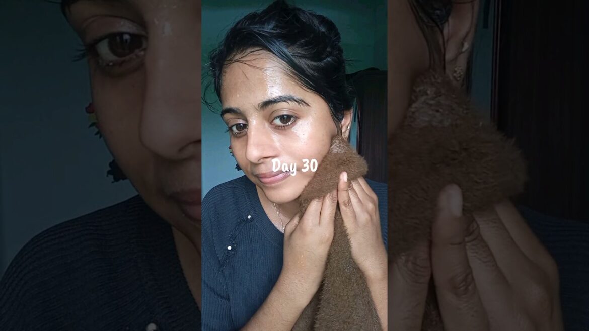 30 days of applying carrot oil skin brightening challenge #trending #viral #skincare #1million