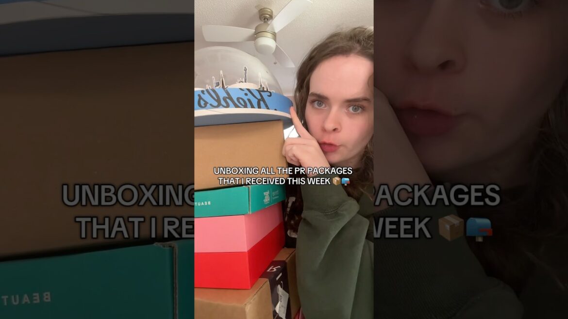 UNBOXING SKINCARE AND MAKEUP PR PACAKGES 📪📦