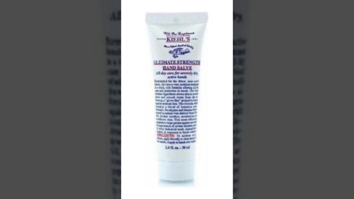 kiehl's Ultimate Strength Hand Salve # Deep Repair for Rough,Dry Hands # viral #humairaahmreviews