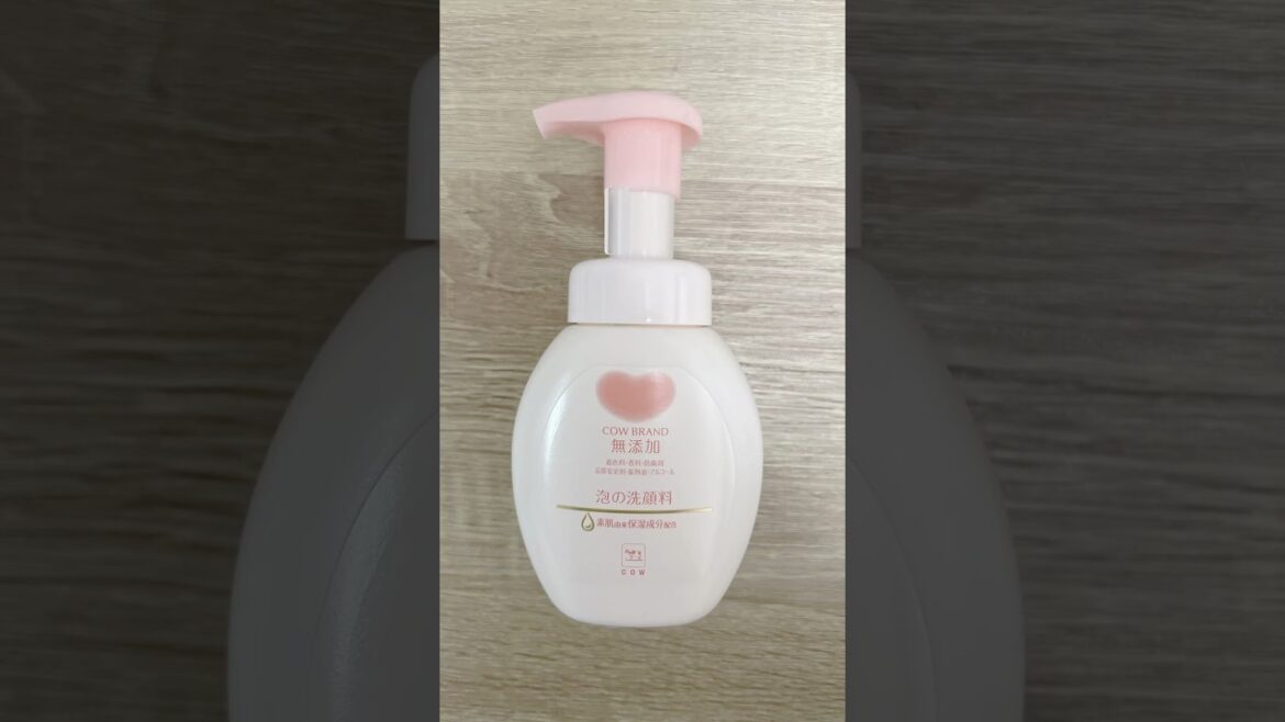 かずのすけさんおすすめ🧴泡の洗顔料🐄牛乳石鹸共進社🐮COW 無添加 160ml Amazonで564円 プチプラ
