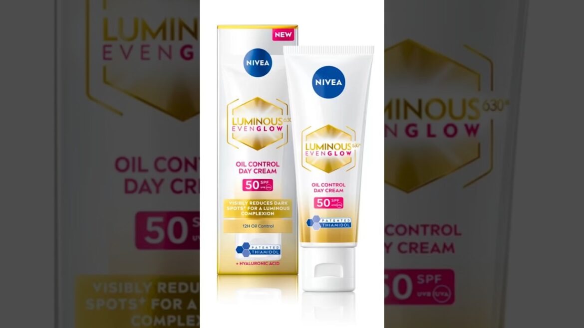 Nivea Luminous Even Glow Oil Control SPF50 DayCream #youtubeshorts #nivea #cream #viral #shorts