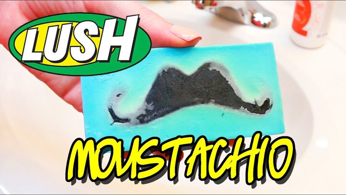 LUSH - MOUSTACHIO Soap - Father's Day Collection 2018 Sink Side DEMO & REVIEW
