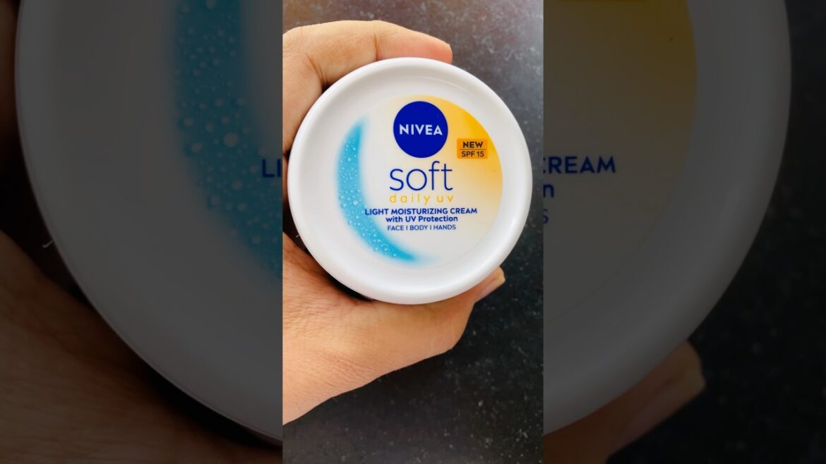 Nivea Soft Daily Spf 15 moisturizing Cream🧒 #shortsfeed #shorts #viralvideo #nivea