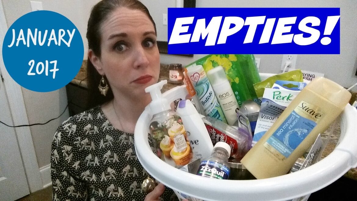 EMPTIES~JANUARY 2017 PRODUCT REVIEWS