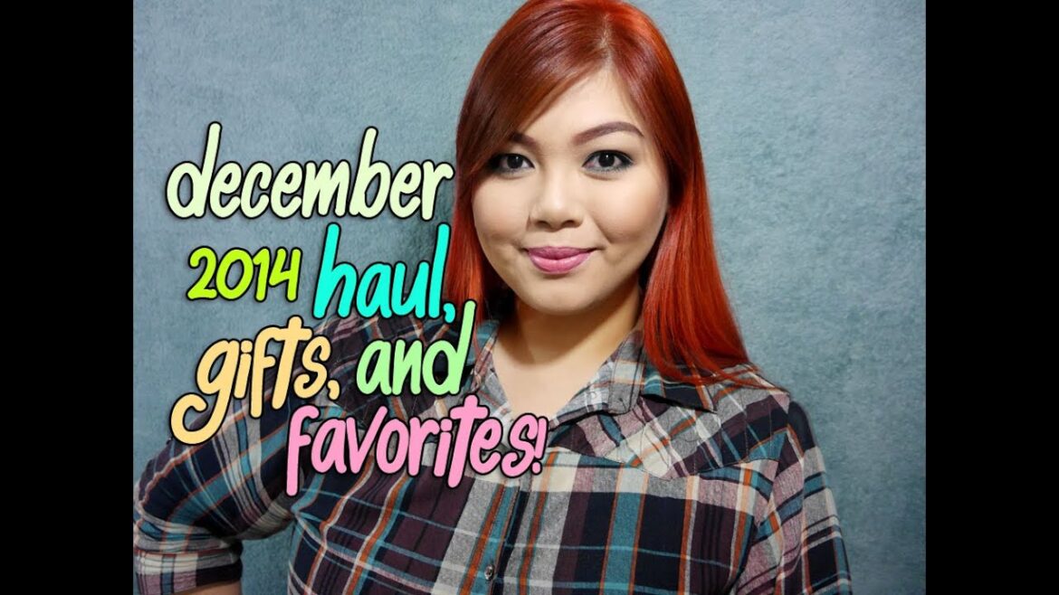 December 2014 Haul, Gifts, and Favorites | Bing Castro