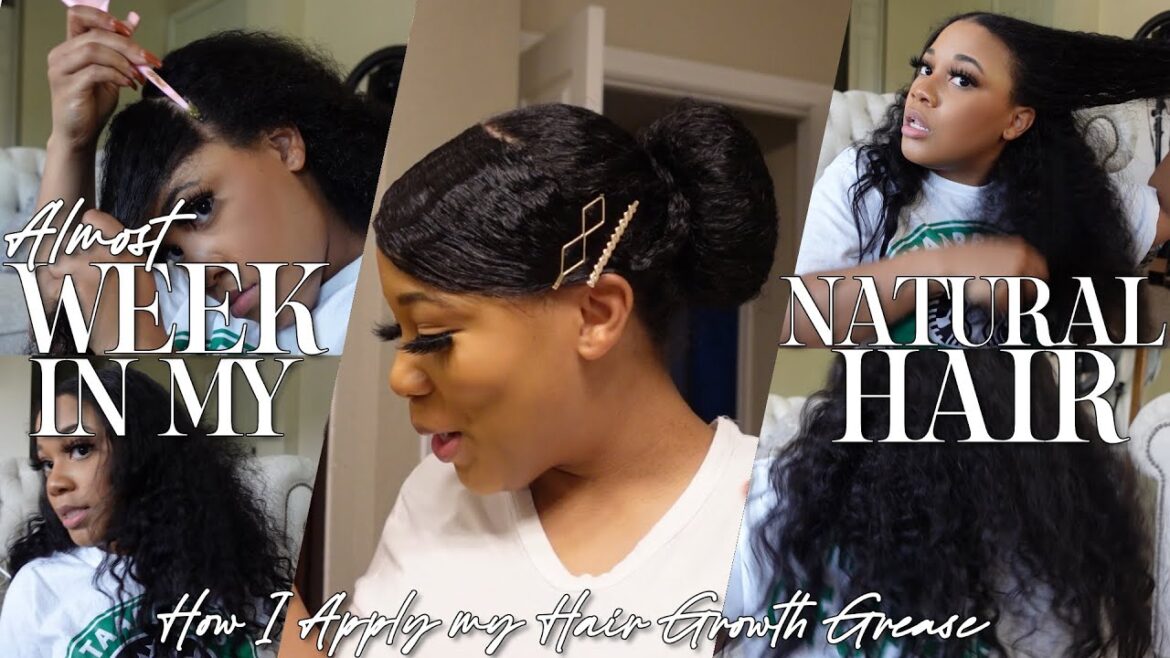 Almost a Week in My Natural Hair Hair | How I Apply my Monistat/Sulfur 8/JBCO Mix for Hair Growth