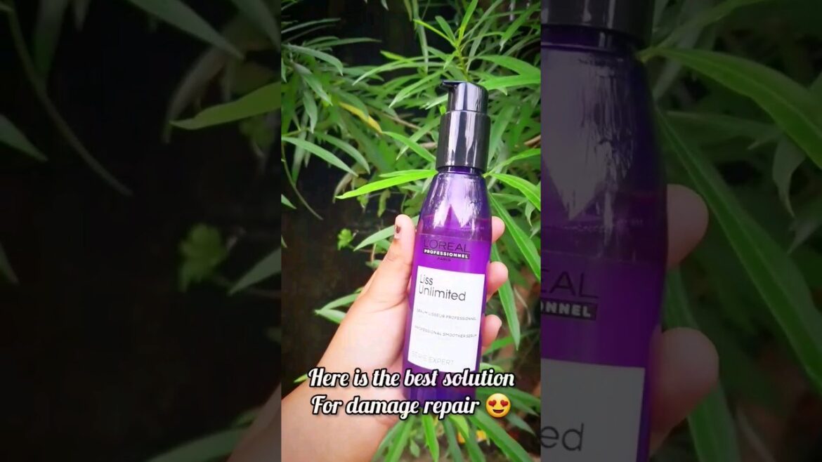 L'oreal Paris Professional || Liss Unlimited || Damage Repair Serum || Serie Expert #loreal #hair