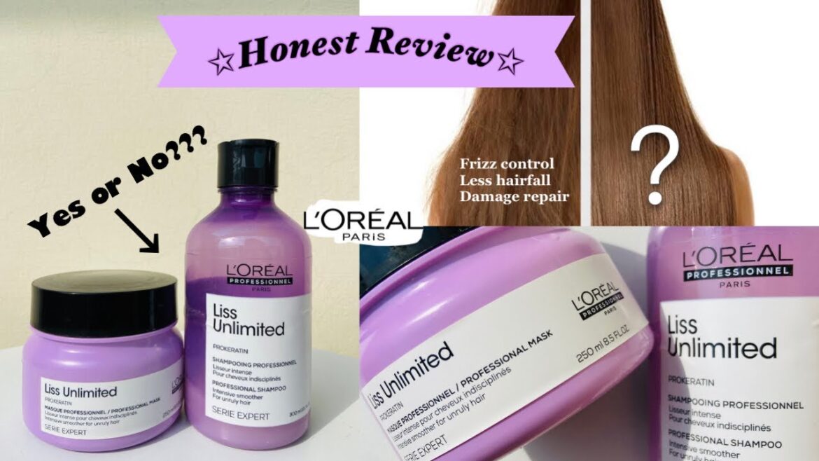 HONEST REVIEW| Loreal Professionnel Liss Unlimited| Shampoo | Hair mask| Price
