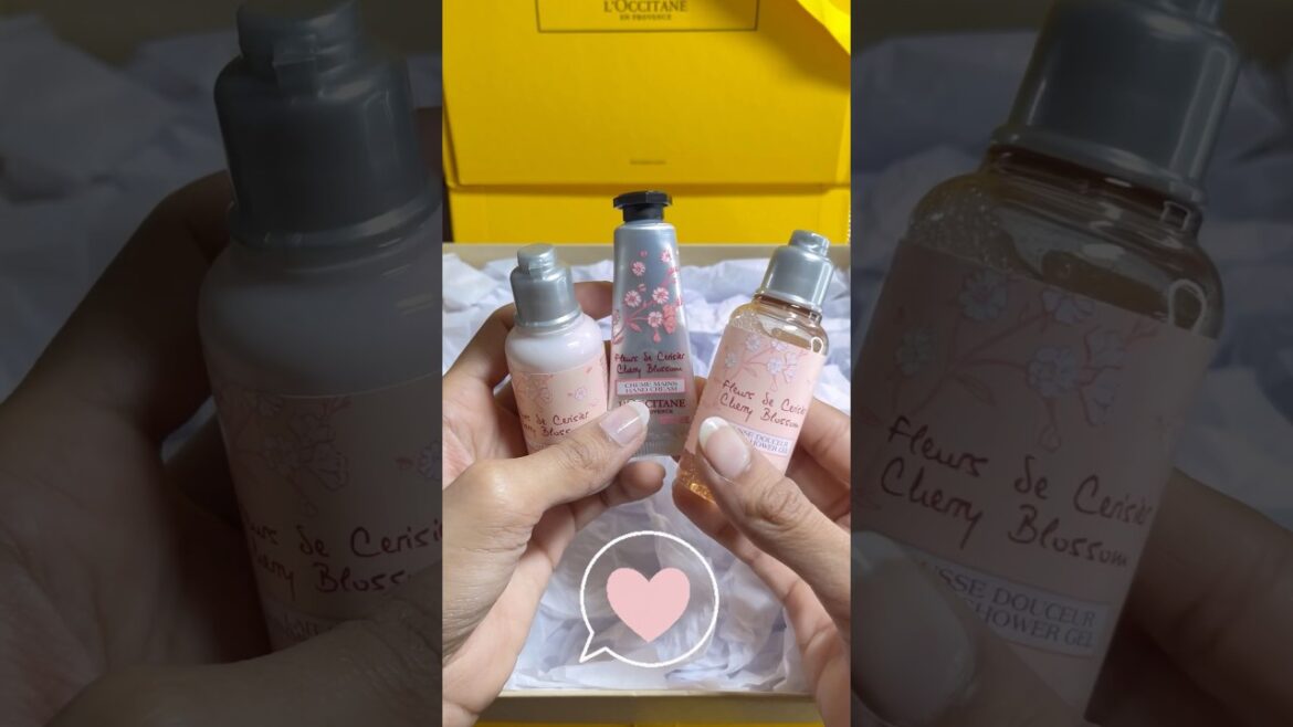 L’Occitane cherry blossom mini trio kit asmr unboxing shorts 🍒 #loccitane #cherry #blossom #shorts L’Occitane cherry blossom mini trio kit asmr unboxing shorts 🍒 #loccitane #cherry #blossom #shorts