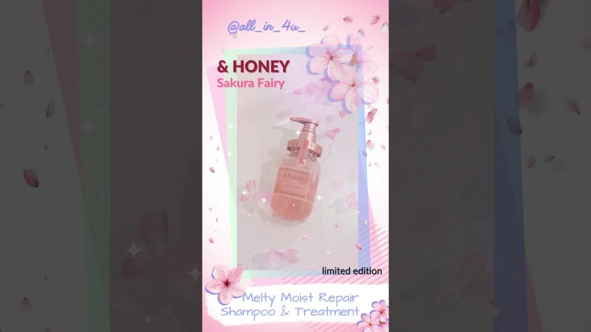 & Honey Sakura Deep Moist Repair Shampoo & Treatment  ** & Honey Sakura Deep Moist Repair Shampoo & Treatment **