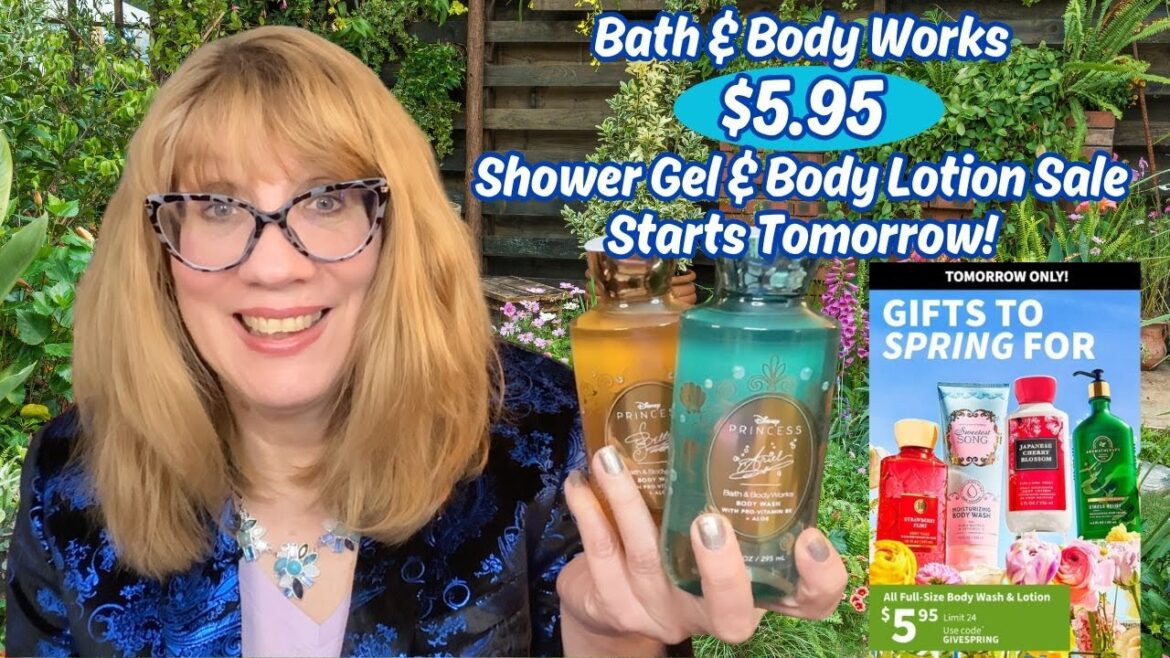 Bath & Body Works の 5.95 ドルのシャワージェルとボディローションのセールが明日から始まります!