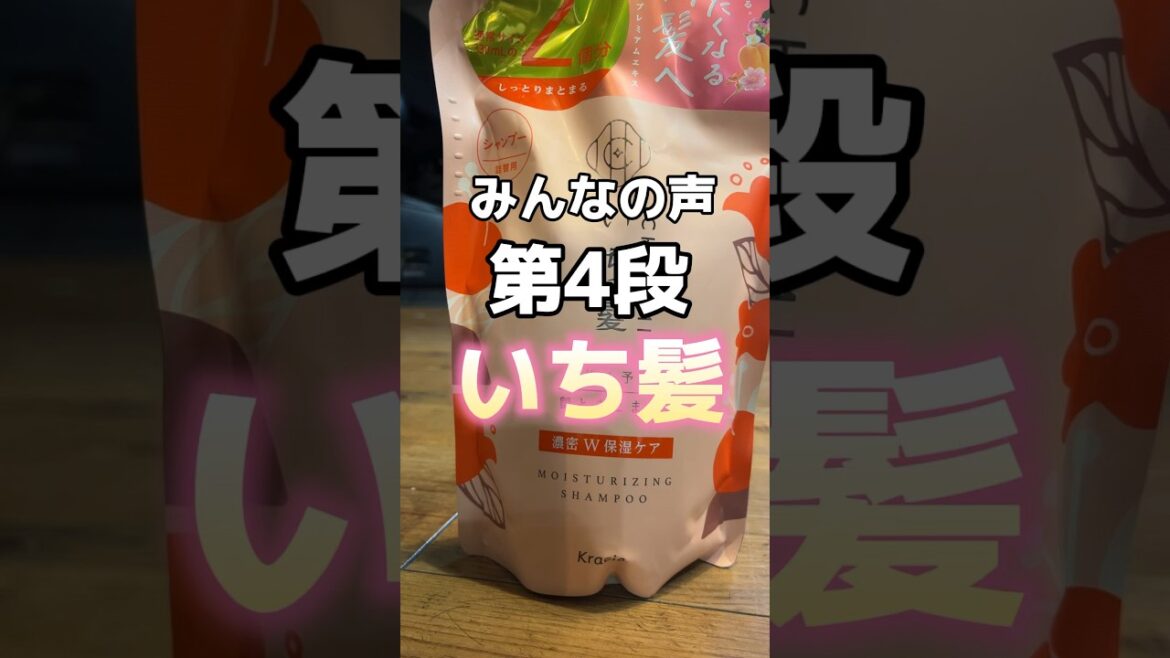 【いち髪モイスチャーライジングシャンプー】