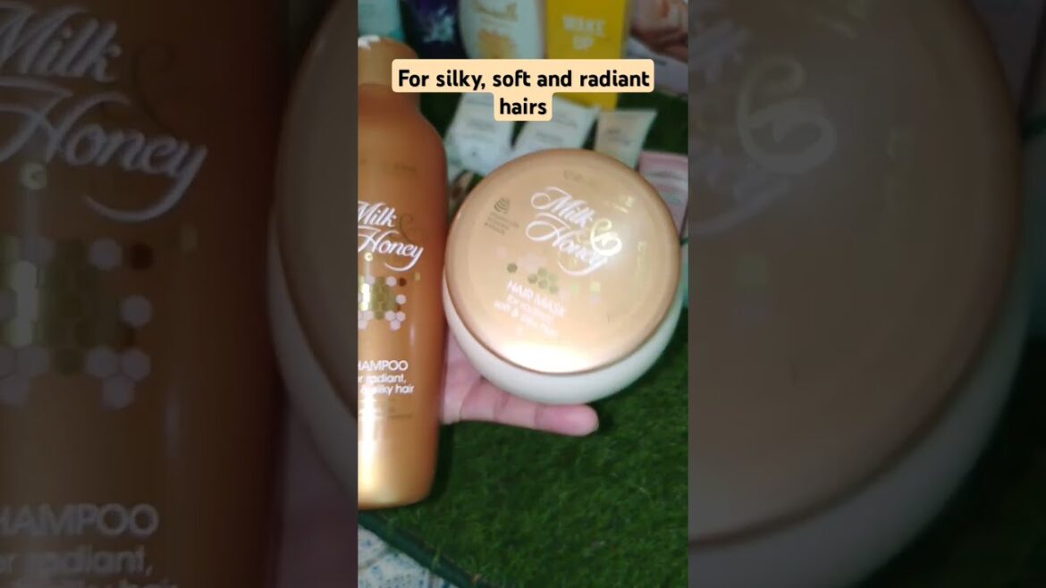 Milk And Honey Shampoo and Hair Mask✨ #haircare #hair #milkandhoney #beauty #viralvideo #youtube#yt