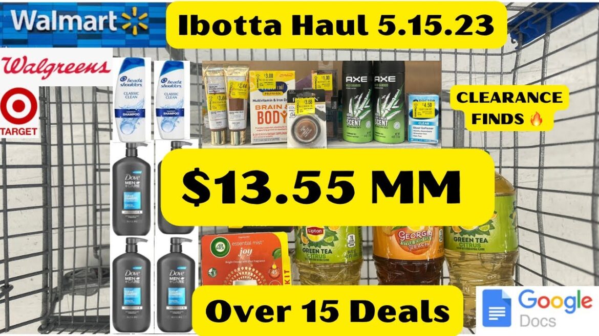 $70 of FREE Products| $13.55 MM after tax| Ibotta Haul 5.15.23| 7 FREEBIES | Google Doc