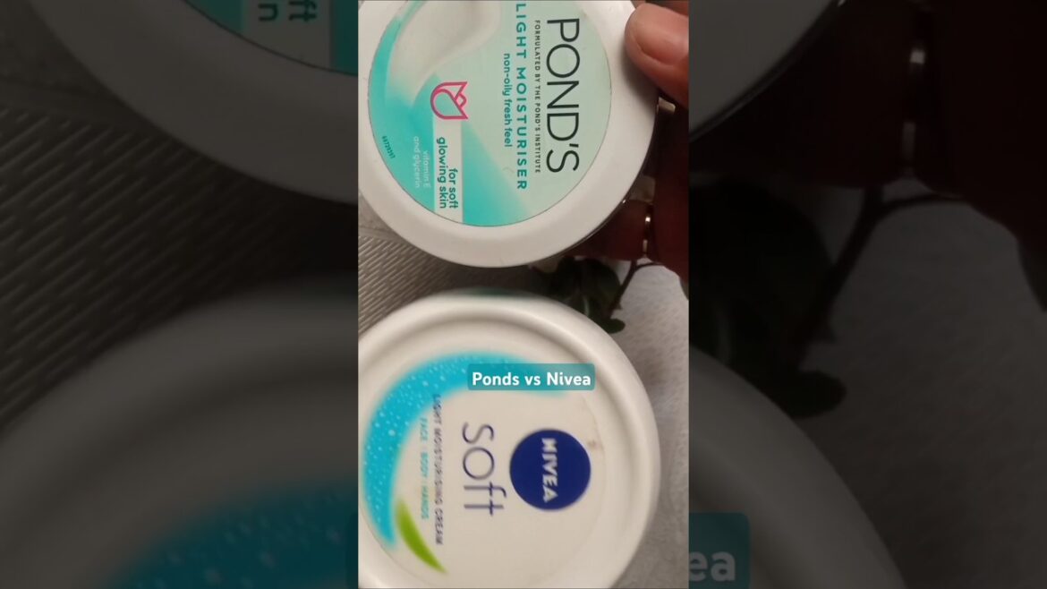 Ponds Vs Nivea | Affordable Moisturiser | #moisturizer #ponds #nivea #shorts #trendingshorts Ponds Vs Nivea | Affordable Moisturiser | #moisturizer #ponds #nivea #shorts #trendingshorts