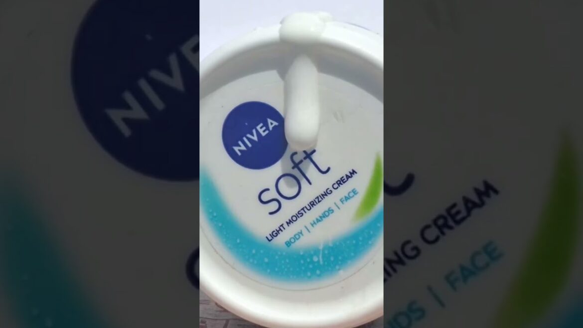 nivea soft moisturizer 🦋 #skincare #skincareroutine #youtubeshorts #ytshorts