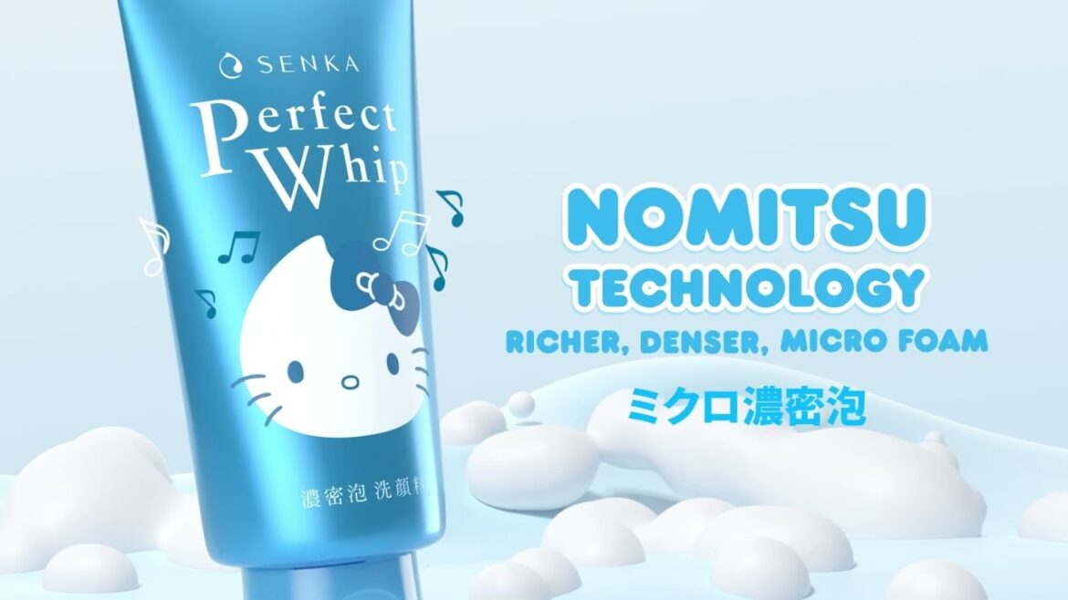 Senka x Hello Kitty Perfect Whip Cleanser