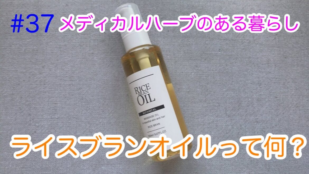 ライスブランオイルって何？