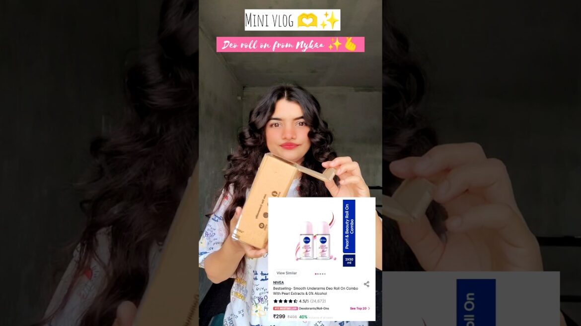Nivea Roll on from Nykaa🩷#shorts #viralvideo #trending #ytshorts #unboxing #nykaa #nykahaul #explore Nivea Roll on from Nykaa🩷#shorts #viralvideo #trending #ytshorts #unboxing #nykaa #nykahaul #explore