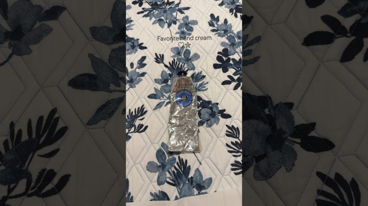 Favorite hand cream | L’occitane