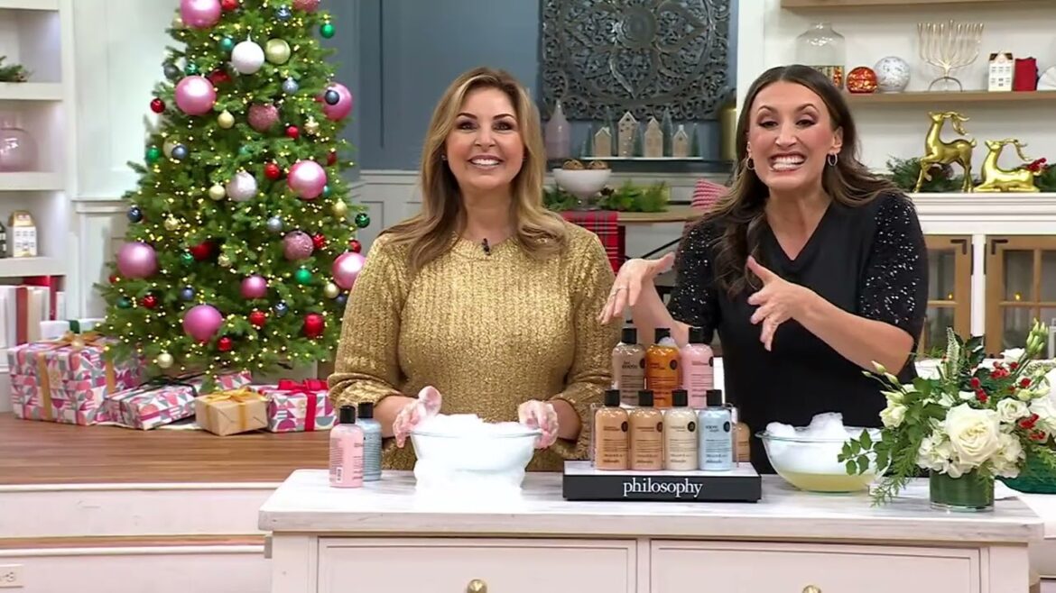 philosophy the sweetest holiday 8oz shower gel 7pc collection on QVC