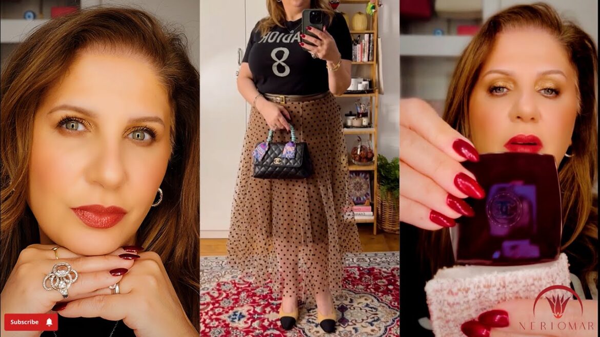 What Is In My CHANEL Mini Coco Handle Flap Bag! LOUIS VUITTON | CHANTECAILLE | HERMES | Neri Omar