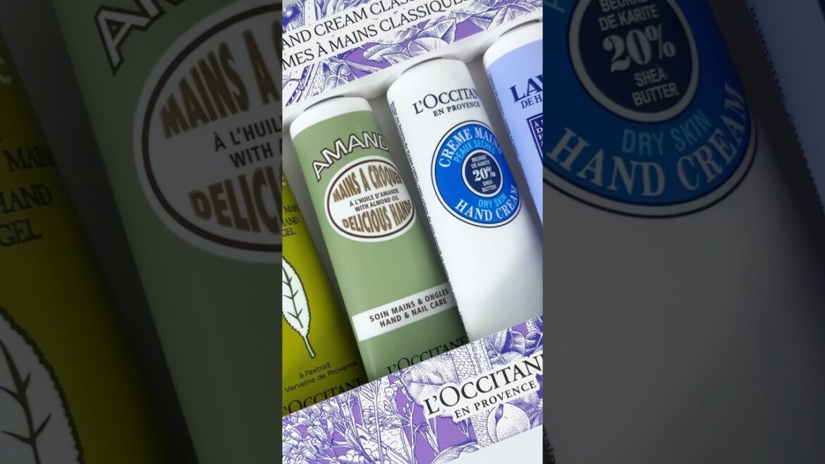 L’Occitane Hand Cream Gift Set 🎁💝 #handcream #dryskin #handcare #loccitane #ugc