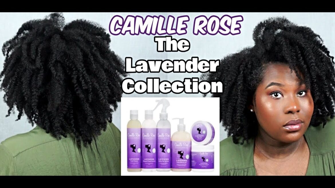 NEW CAMILLE ROSE THE LAVENDER COLLECTION on KINKY HAIR | Bubs Bee