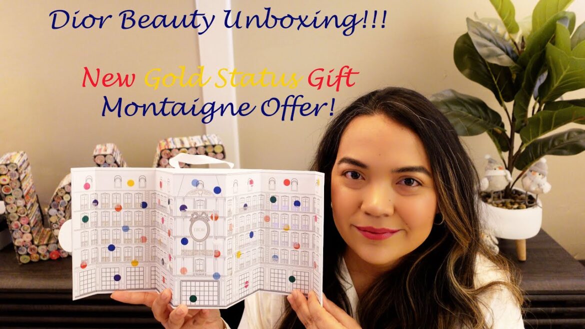 Dior Beauty Unboxing! NEW Loyalty Rewards Gold Gift! Beauty Promo Codes!!!