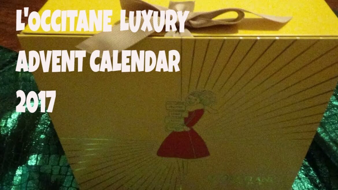L'OCCITANE LUXURY ADVENT CALENDAR 2017
