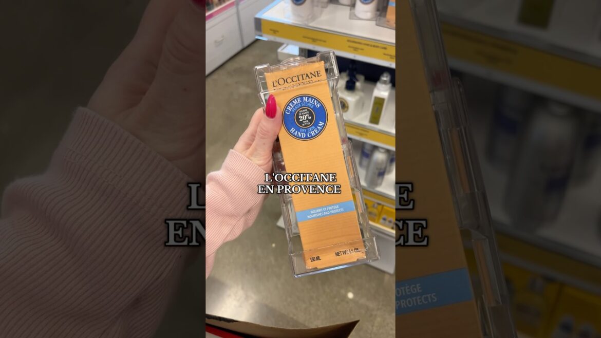 MY FAVORITE HAND CREAM BRAND ! ​⁠@loccitaneenprovence  #loccitane #handcream #products