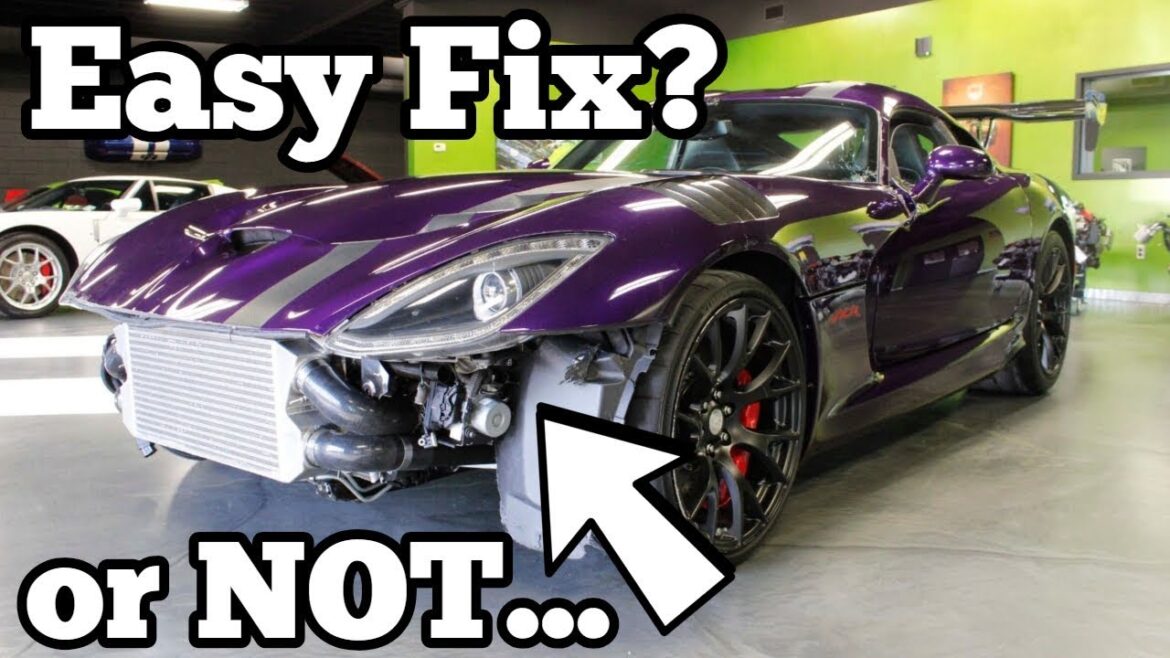 Here’s Why this Totaled Twin Turbo Dodge Viper ACR is NOT Worth $111,000 Here's Why this Totaled Twin Turbo Dodge Viper ACR is NOT Worth $111,000