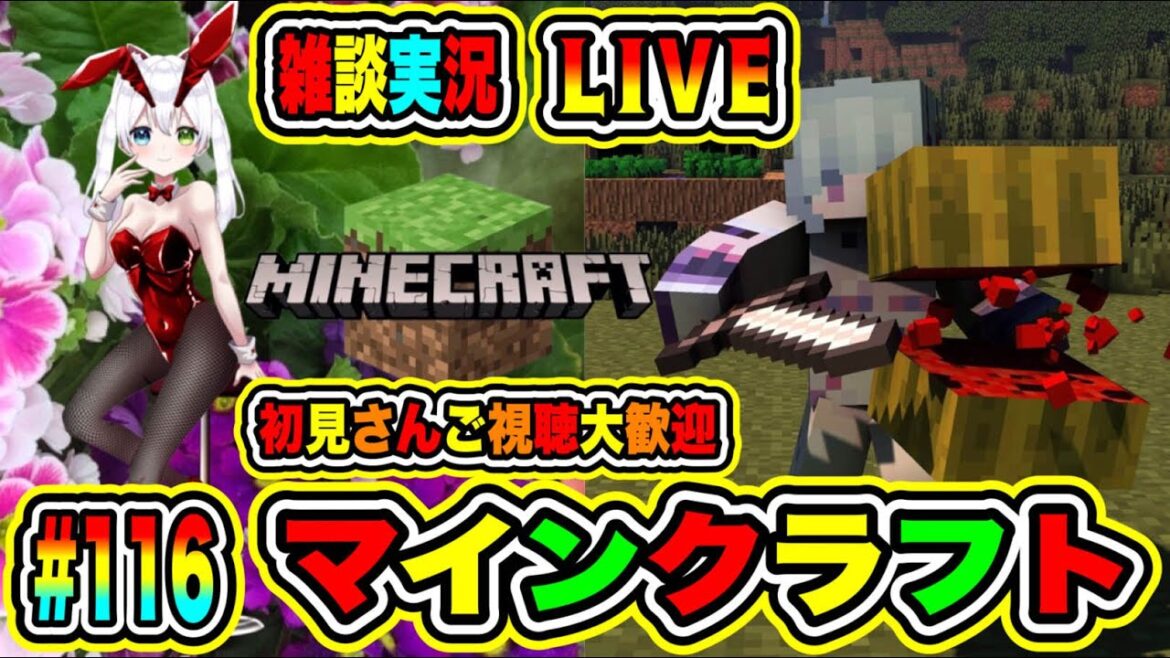 【マイクラ💖】建築＆開拓✨冒険しながらサバイバル生活を満喫❄初見さんご視聴大歓迎🌟【氷川つき/VTuber】#マイクラ #Minecraft  #116