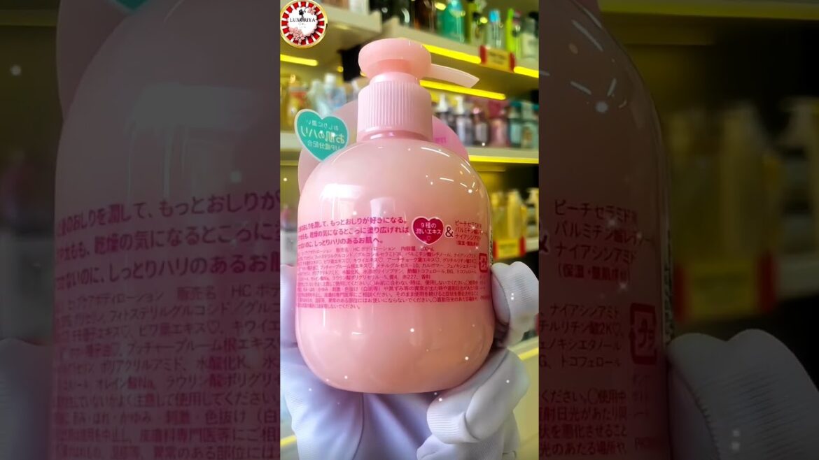 🍑Pelican Peach Hip Soap and Body Lotion🍑🧼✨#soap #hipsoap #hiplotion #japanproduct #luxuriyashop