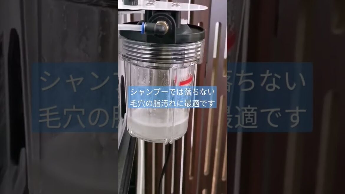 シャンプーで落ちない毛穴の脂汚れをゴッソリ！　#shorts