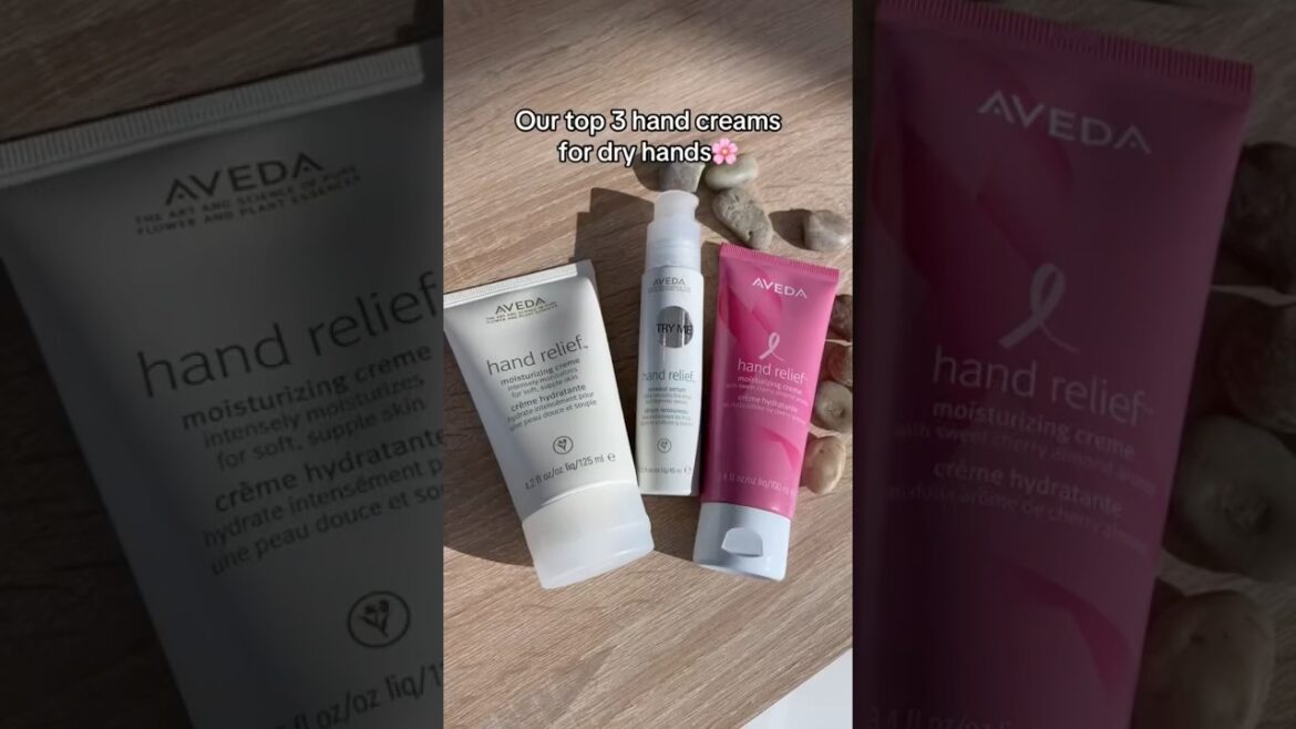 Our top 3 hand creams for dry hands are here to rescue your skin!  #skincare #handcream #bodycare