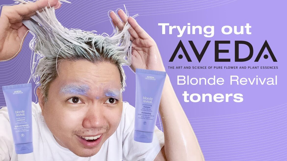 Trying Out: AVEDA Blonde Revival toners (Shampoo + Conditioner)