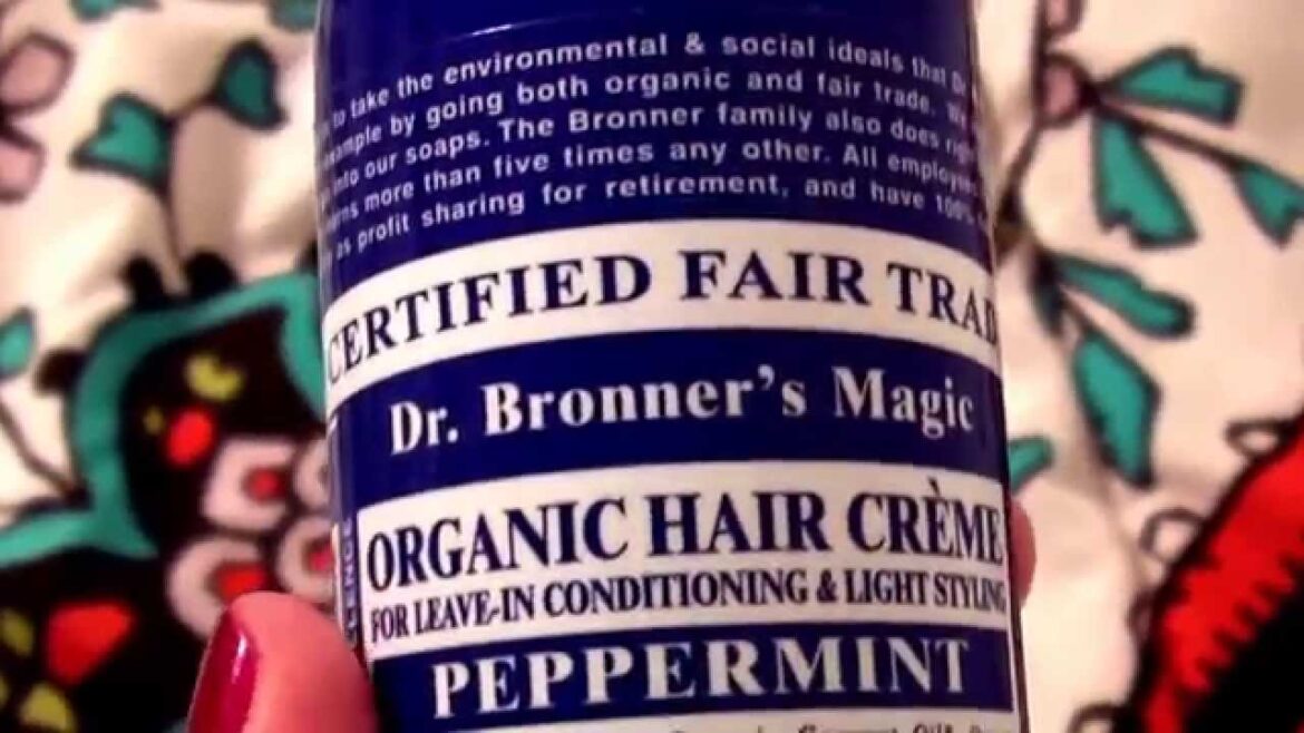 Dr. Bronner's Magic Organic Hair Creme Peppermint -REVIEW