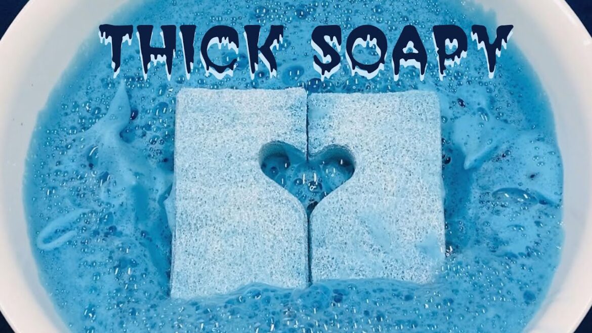 ASMR Sponge Squeeze 219.Thick Soapy