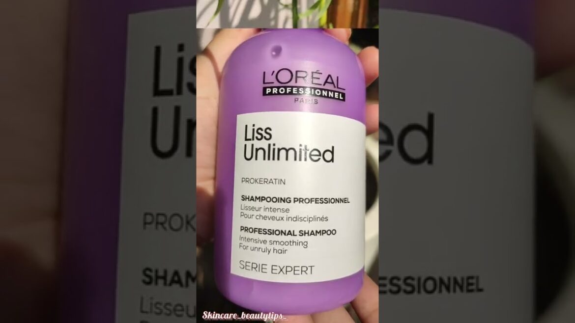 LOREAL LISS UNLIMITED BEST PRO KERATINE SHAMPOO FOR UNRULY HAIR BEST FOR VERY DRY HAIRS #shorts