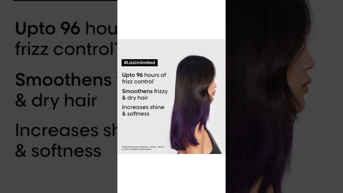 ♀️L'Oréal Professionnel Serie Expert Liss 💯Unlimited Blow Dry Serum 125 Ml, For Frizz Free Hair