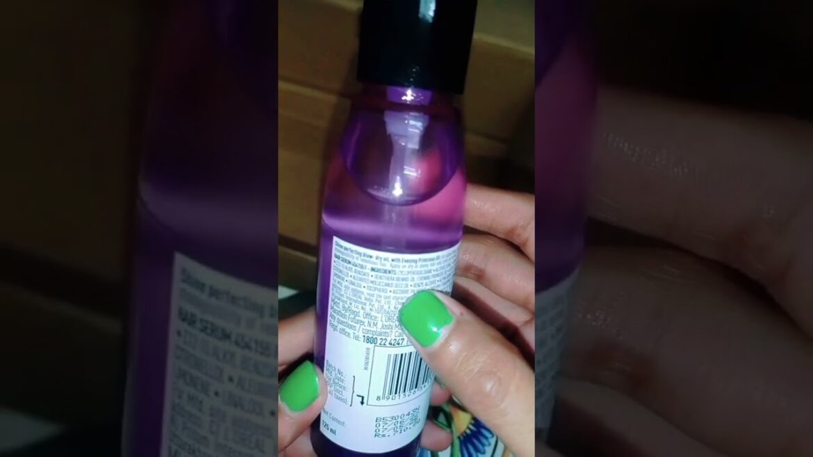 Loreal liss unlimited serum | serum for dry hair #lorealserum #loreal #dryhairs #shorts #ashortaday