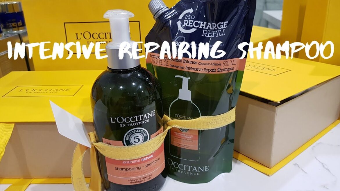 Unboxing L’occitane Intensive Repairing Shampoo Unboxing L'occitane Intensive Repairing Shampoo