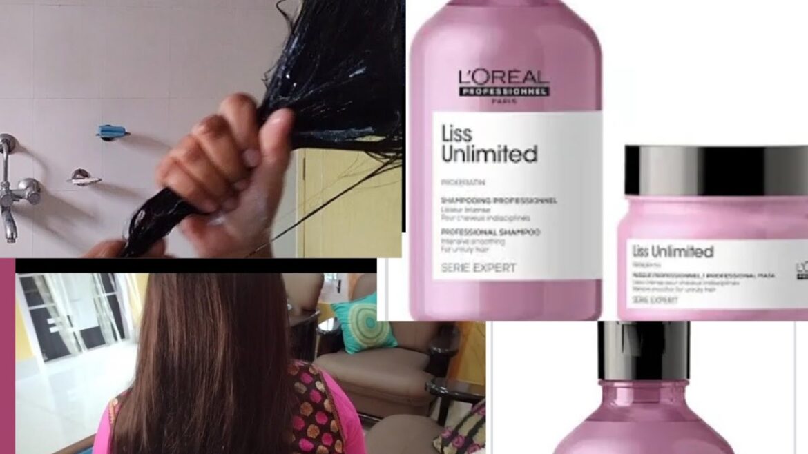 L'Oreal professional Liss unlimited shampoo and mask With pro keratin || My real experience
