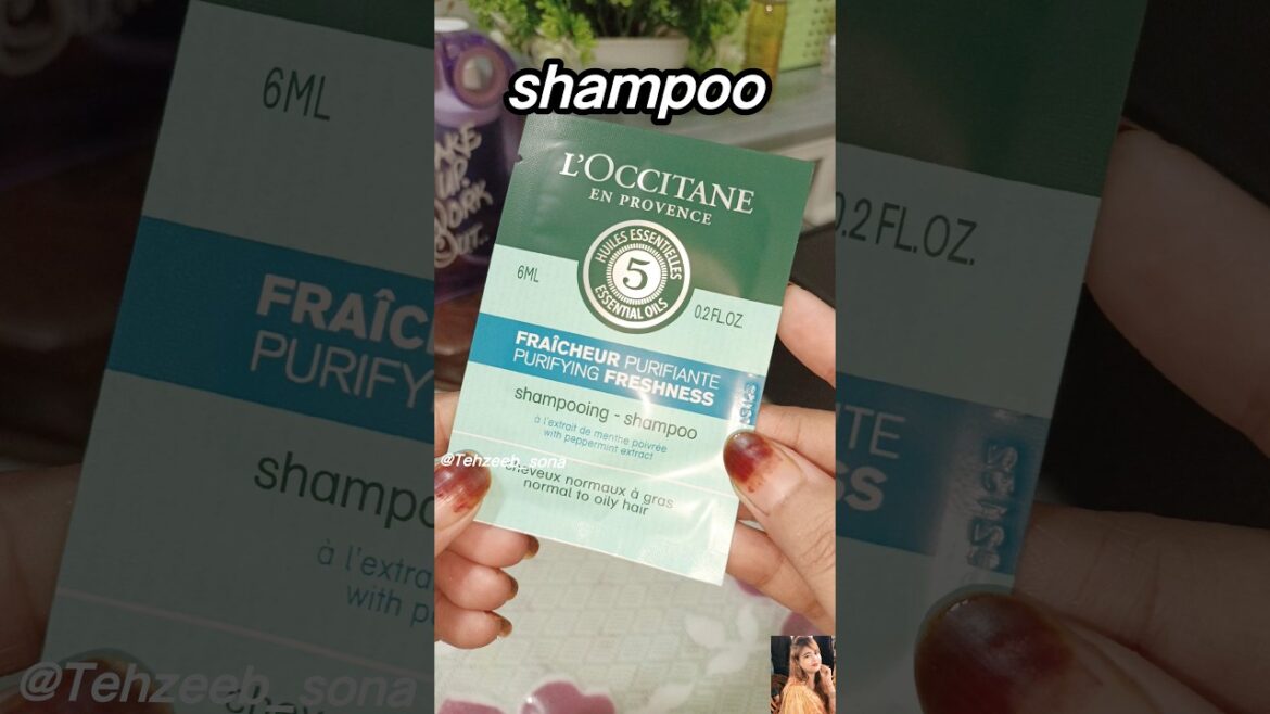 free L'Occitane hair care products #loccitane #immortalserum #divinecream #divineyouth #shortsvideo