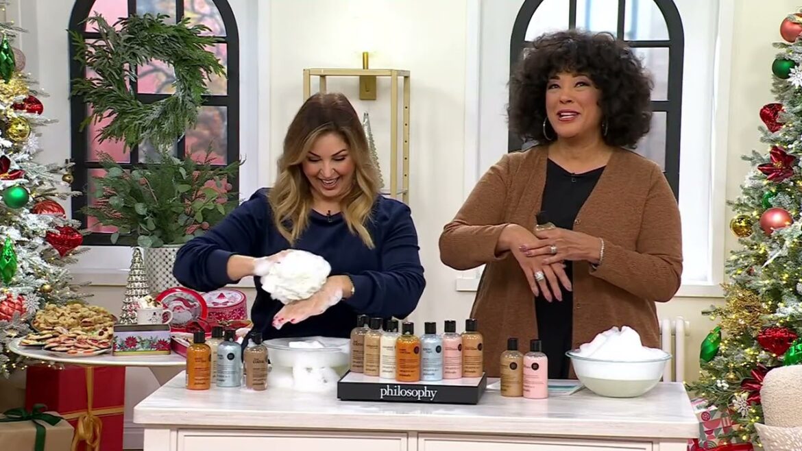 philosophy the sweetest holiday 8oz shower gel 7pc collection on QVC