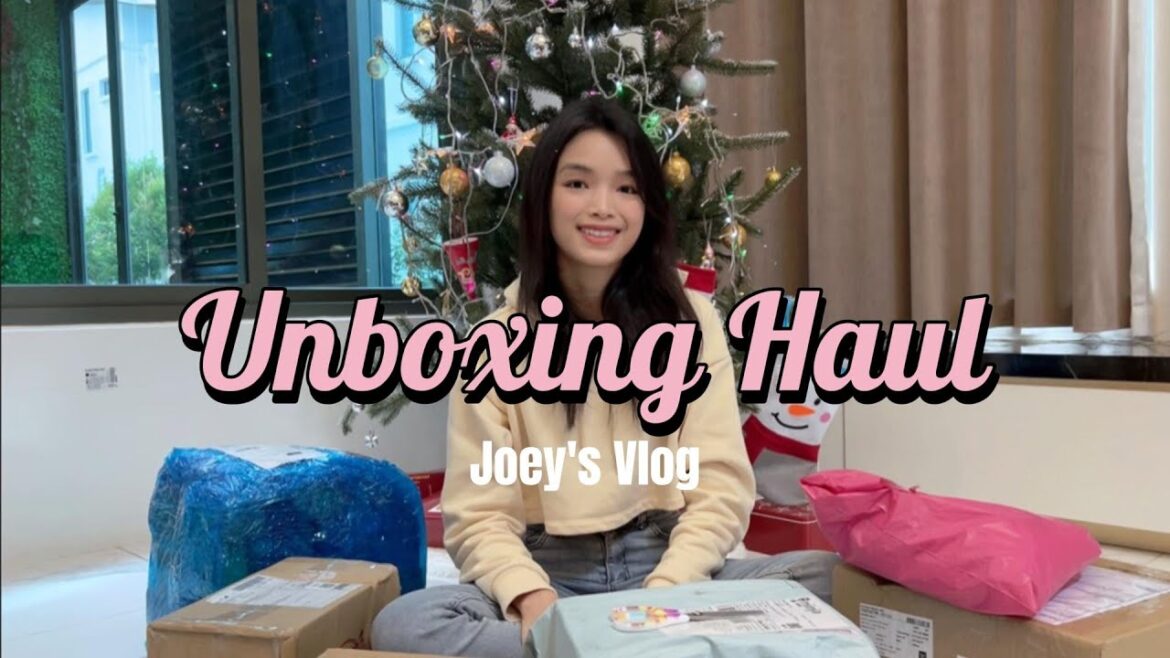 JOEY UNBOXING VLOG✨ 网购开箱📦 种草 AESOP & FRESH 护肤品🌿 淘宝战利品分享 双11双12 Shopee Lazada Online Shopping Haul🛍️