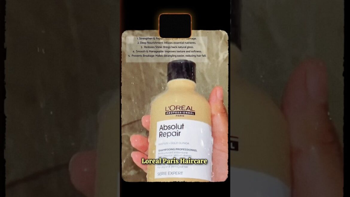 Loreal Professional Absolute Repair Shampoo Review